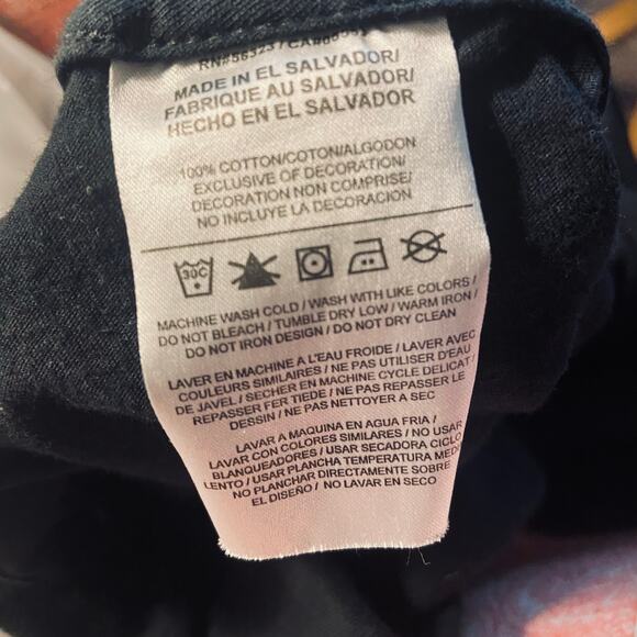 The Nike Tee Just Do It  Black Size L Athletic Cut GUC  100% Cotton - Picture 6 of 7